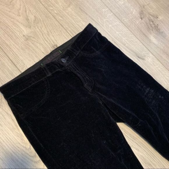 J Brand Black velvet skinny jeans plush size US 25 - Picture 3 of 11